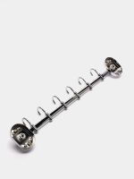 Вешалка для полотенец Ростовская Мануфактура Сантехники A5026 Хром — фото 9, Крючки для полотенец