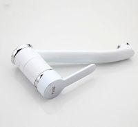 Смеситель для кухни Frap H41 F4541 Белый Хром — фото 3, Смесители для кухни