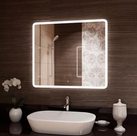 Зеркало Континент Demure 800х700 ЗЛП3331 с подсветкой с сенсорным выключателем — фото 7, Зеркала в ванную комнату