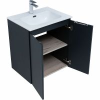 Товар: Комплект мебели для ванной Aquanet Алвита New 60 274223 подвесной Антрацит - фото 8 Комплект мебели для ванной Aquanet Алвита New 60 274223 подвесной Антрацит — фото 8, Комплекты мебели для ванной