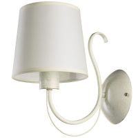 Настенный светильник Artelamp Orlean A9310AP-1WG Белый с золотом — фото 1, Светильники