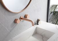 Смеситель для раковины Abber Wasser Kreis Розовое золото матовое арт-AF81122MRG — фото 2, Смесители для раковины