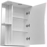 Товар: Зеркальный шкаф Stella Polar Волна Винчи 50 SP-00000034 с подсветкой Белый - фото 3 Зеркальный шкаф Stella Polar Волна Винчи 50 SP-00000034 с подсветкой Белый — фото 3, Зеркальные шкафы в ванную