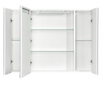 Зеркальный шкаф Aquaton Мадрид 100 1A111602MA010 с подсветкой Белый — фото 2, Зеркальные шкафы в ванную