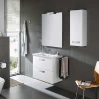 Товар: Тумба под раковину Roca The Gap 70 ZRU9302733 подвесная Белая матовая - фото 5 Тумба под раковину Roca The Gap 70 ZRU9302733 подвесная Белая матовая — фото 5, Мебель для ванной