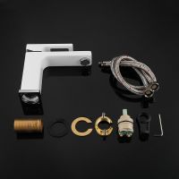 Товар: Смеситель для раковины Gappo G17-8 G1017 Белый - фото 10 Смеситель для раковины Gappo G17-8 G1017 Белый — фото 10, Смесители