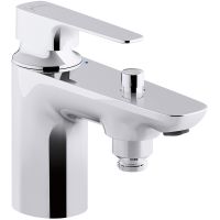 Смеситель для ванны Jacob Delafon Aleo+ E72321-CP Хром — фото 1, Смеситель для ванны