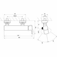 Смеситель для душа Ravak 10° TD 032.00/150 X070066 Хром — фото 3, Смеситель для душа