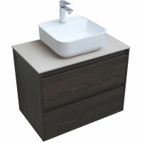 Тумба под раковину Aquanet Nova Lite 75 287895 подвесная Дуб черный — фото 12, Тумбы под раковину