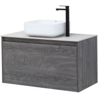 Тумба под раковину Aquanet Nova Lite 90 242269 подвесная Дуб рошелье — фото 6, Тумбы под раковину