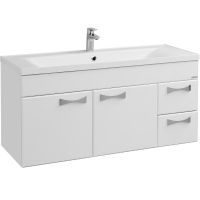 Тумба под раковину Aquaton Диор 120 1A110601DR010 подвесная Белая — фото 1, Тумбы под раковину