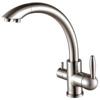 Смеситель для кухни Paulmark Essen Es213001-NI Никель — фото 1, Смесители для кухни