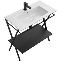 Товар: Консоль под раковину Kerama Marazzi Piano Next 85 PIA.N.85\BLK Черная матовая - фото 3 Консоль под раковину Kerama Marazzi Piano Next 85 PIA.N.85\BLK Черная матовая — фото 3, Мебель для ванной