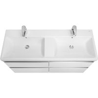 Товар: Тумба под раковину Roca The Gap 120 ZRU9307637 подвесная Белый глянец - фото 4 Тумба под раковину Roca The Gap 120 ZRU9307637 подвесная Белый глянец — фото 4, Мебель для ванной