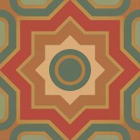 Керамогранит Simpolo Mandala Gold MPL-061857 19,8х19,8 см — фото 1, Керамогранит