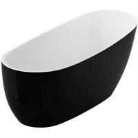 Акриловая ванна Excellent Comfort+ 175x74 WAEX.CMP2.17WB Черная без гидромассажа — фото 1, Ванны