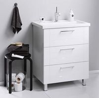 Товар: Тумба под раковину Aqwella Манчестер 70 Белый глянец арт-MAN01073 - фото 4 Тумба под раковину Aqwella Манчестер 70 Белый глянец арт-MAN01073 — фото 4, Тумбы под раковину