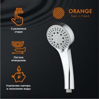 Товар: Душевой гарнитур Orange O-Shower OS021 Хром - фото 13 Душевой гарнитур Orange O-Shower OS021 Хром — фото 13, Душевые гарнитуры
