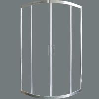 Душевой уголок Ceruttispa Viva 100х100 7706 профиль Хром стекло прозрачное — фото 2, Душевые уголки