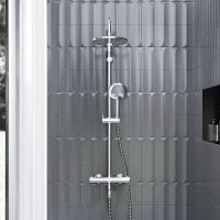 Душевая система Damixa Jupiter 977810000 с термостатом Хром — фото 3, Душевое оборудование. Душевая программа