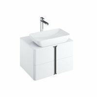 Столешница под раковину Ravak Balance 80 X000001371 Белый блестящий лак — фото 3, Раковины