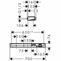 Товар: Смеситель для душа Hansgrohe ShowerTabletSelect 13184000 с термостатом Хром - фото 6 Смеситель для душа Hansgrohe ShowerTabletSelect 13184000 с термостатом Хром — фото 6, Смеситель для душа