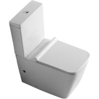 Унитаз компакт Logan L2C 261952 без бачка с сиденьем Микролифт — фото 1, Унитазы