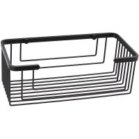 Полка корзина WasserKRAFT K-711B Черная матовая — фото 1, Полки для ванной и душа