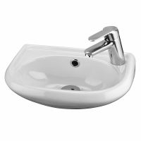 Товар: Раковина Santek Бриз 40 R 1WH110445 Белая - фото 2 Раковина Santek Бриз 40 R 1WH110445 Белая — фото 2, Раковины