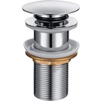 Донный клапан Allen Brau Priority 5.31024-00 click-clack Хром — фото 3, Донные клапаны