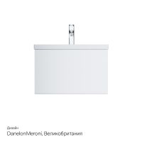 Тумба под раковину AM.PM Gem 75 M90FHX07521WG подвесная Белая — фото 4, Тумбы под раковину