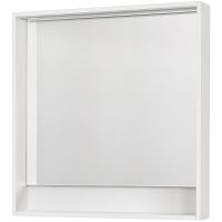 Товар: Зеркало Aquaton Капри 80 1A230402KP010 с подсветкой Белое - фото 1 Зеркало Aquaton Капри 80 1A230402KP010 с подсветкой Белое — фото 1, Зеркала в ванную комнату