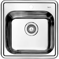 Кухонная мойка Iddis Strit S 48 STR48P0i77S Сталь — фото 1, Кухонные мойки