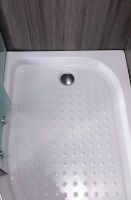 Душевой уголок Esbano ESR-8027A 120x80 L ESUGR8027AL профиль Хром стекло рифленое — фото 11, Асимметричные душевые уголки