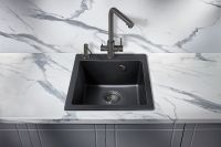 Кухонная мойка Milacio Murcia 46 Cuarzo MC.77031 Черная матовая — фото 2, Кухонные мойки