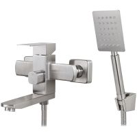 Смеситель для ванны Viko V-7732 Серебро — фото 1, Смеситель для ванны