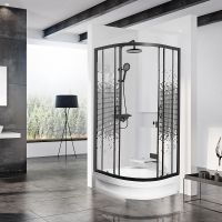 Товар: Душевой уголок Мономах ДУ 90x90 МЗ BL 10000008620 профиль Черный матовый стекло прозрачное с рисунком - фото 4 Душевой уголок Мономах ДУ 90x90 МЗ BL 10000008620 профиль Черный матовый стекло прозрачное с рисунком — фото 4, Душевые уголки