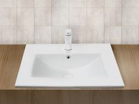 Раковина WeltWasser Deilbach 7517 50 10000005582 Белый глянец — фото 3, Раковины встраиваемые сверху