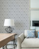 Обои Solo Magnifico 168368-29 Винил на флизелине (1,06*10) Серый, Геометрия — фото 3, Обои для стен