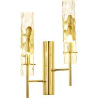 Товар: Настенный светильник Crystal Lux Primavera AP2 Gold Прозрачный Золото - фото 2 Настенный светильник Crystal Lux Primavera AP2 Gold Прозрачный Золото — фото 2, Светильники