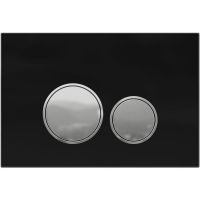 Клавиша смыва Allen Brau Priority 9.20005.31 Черная Хром — фото 1, Кнопки смыва