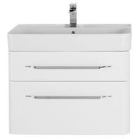 Тумба под раковину Aquanet Виченца 80 Белая 196963 — фото 1, Тумбы под раковину