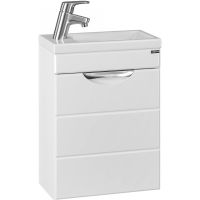 Тумба под раковину СанТа Родос 40 206010 подвесная Белая — фото 1, Тумбы под раковину