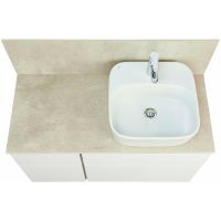 Товар: Столешница под раковину Aquaton Мишель 100 1A277303MIX40 с панелью Бежевая - фото 2 Столешница под раковину Aquaton Мишель 100 1A277303MIX40 с панелью Бежевая — фото 2, Раковины