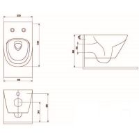 Унитаз beWash Bogen 88393201 подвесной Белый глянцевый с сиденьем Микролифт — фото 11, Унитазы