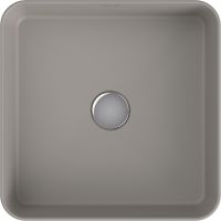 Раковина-чаша Berges Ego SL 38 181060 Серая матовая — фото 2, Раковины накладные