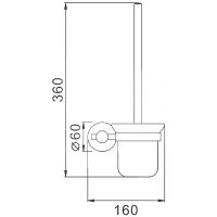 Товар: Ершик для унитаза Haiba HB8310 Нержавеющая сталь - фото 2 Ершик для унитаза Haiba HB8310 Нержавеющая сталь — фото 2, Ершики для унитаза