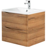 Тумба под раковину BelBagno 70 ACQUA-700-2C-SO-RR подвесная Rovere Rustico — фото 1, Тумбы под раковину