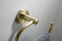 Товар: Полотенцедержатель Timo Saona 13050/17 Золото матовое - фото 3 Полотенцедержатель Timo Saona 13050/17 Золото матовое — фото 3, Полотенцедержатели