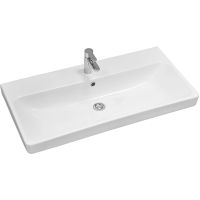 Тумба с раковиной Misty Адриана 90 УТ000010217 подвесная Дуб Вотан Белый — фото 2, Тумбы с раковиной